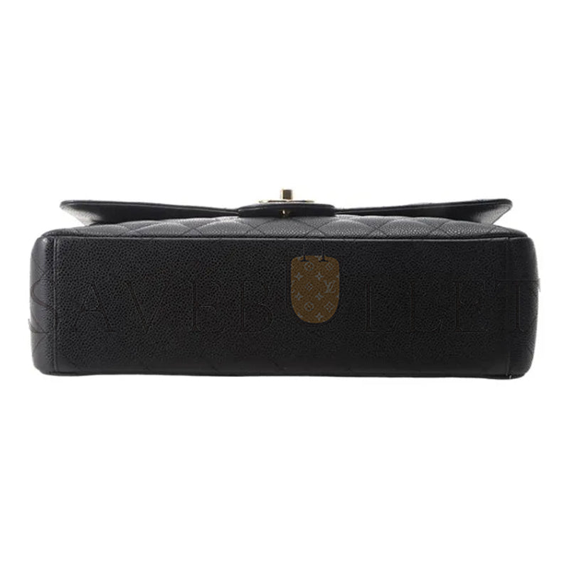 シャネル クラシック フラップ グレインエンボス加工 ブラック A58601 Y01864 C3906 (33*23*10cm)