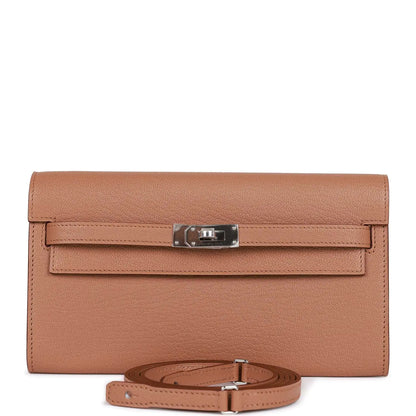 エルメス ケリーウォレット トゥゴー ケブラチョ シェーブル パラジウム金具