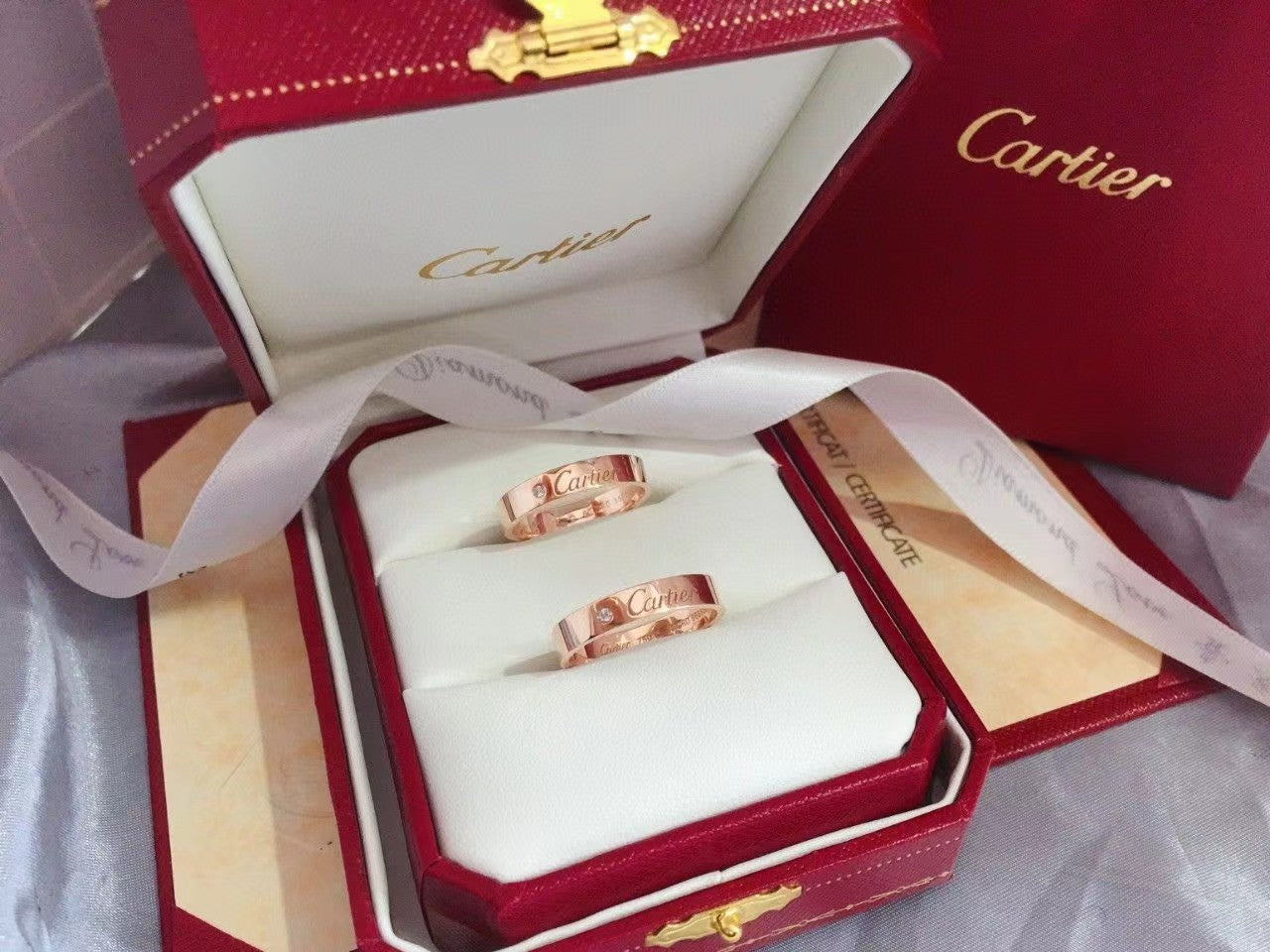 カルティエ ラブ リング、ダイヤモンド1個