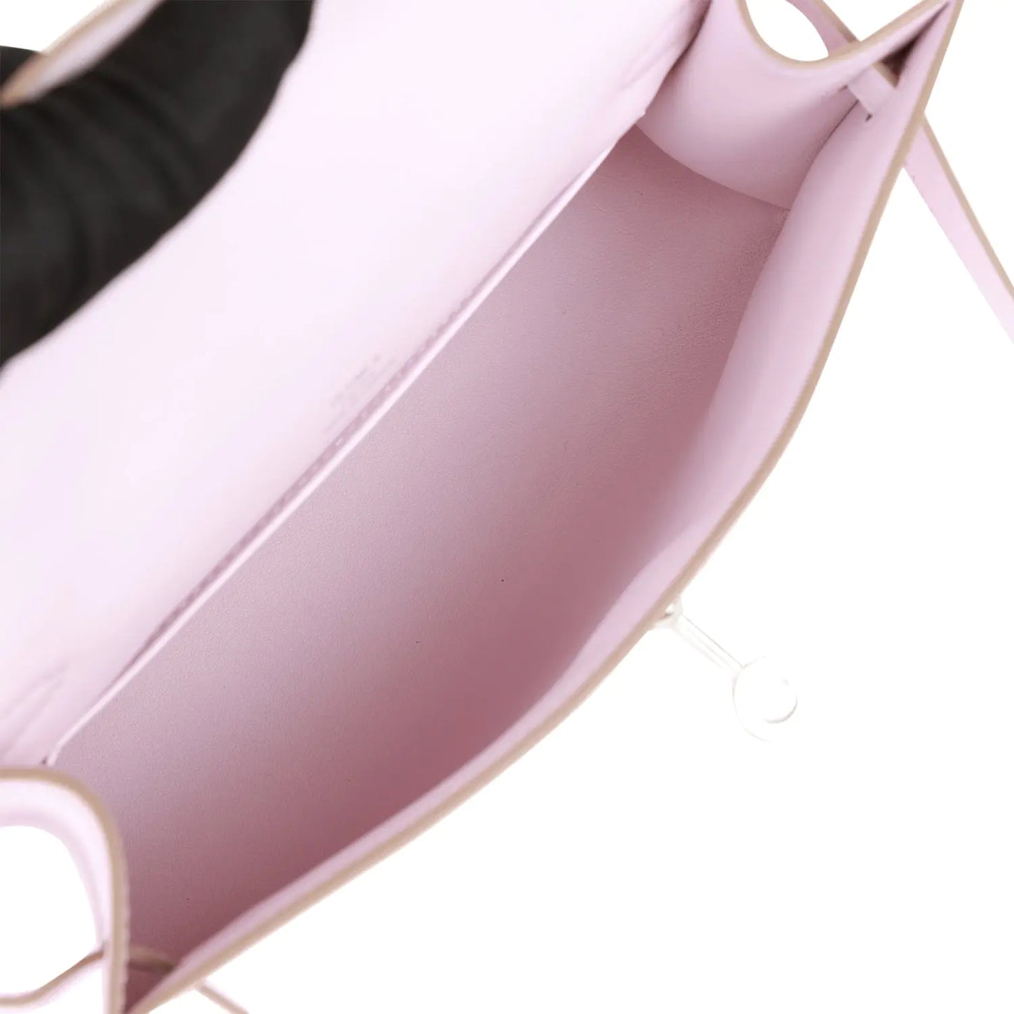 エルメス ケリー ポシェット モーヴ ペールスイフト パラジウム金具