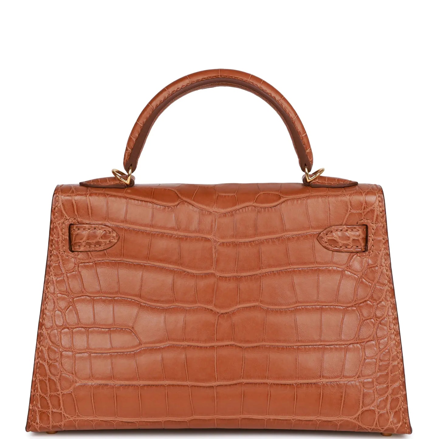 エルメス ケリーセリエ 20cm ゴールド マットアリゲーター ゴールド金具