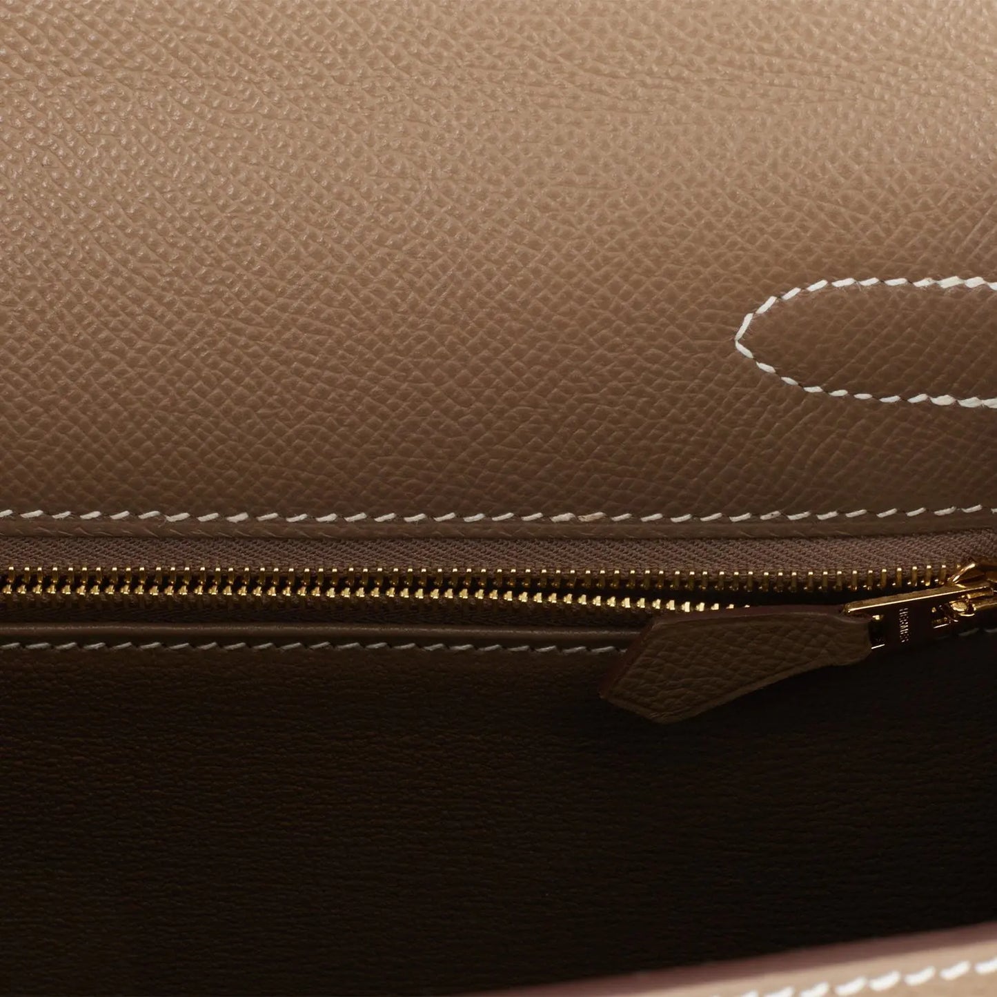 エルメス ケリーセリエ28 エトゥープ エプソン ゴールド金具