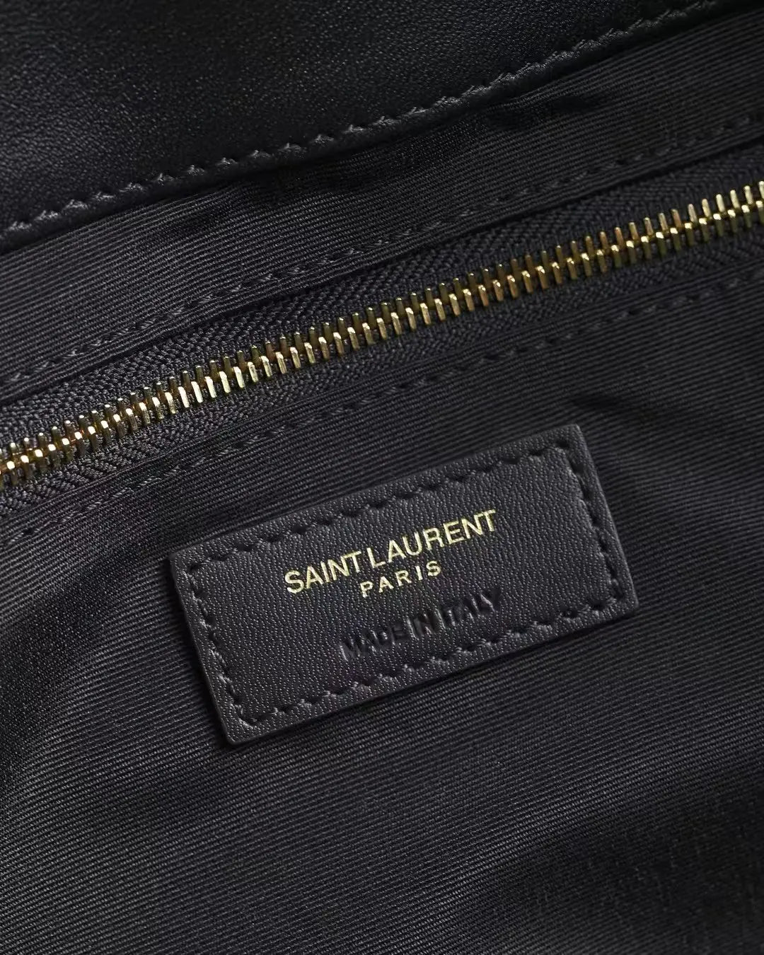 サンローラン ラムスキン キルティング マキシ イケア ショッピングトート ブラック