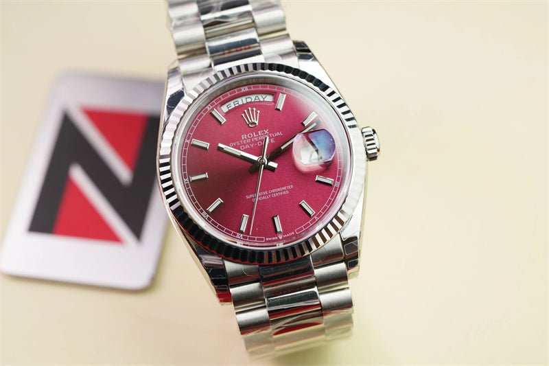 ロレックス デイデイト 118239 チェリー文字盤