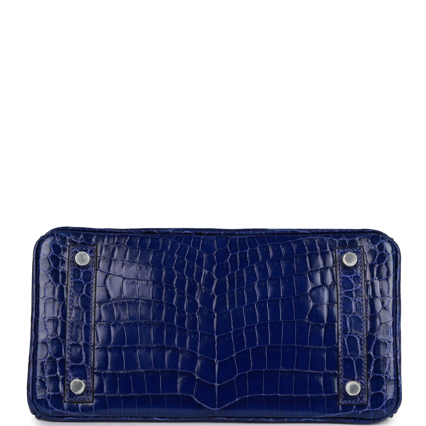 エルメス バーキン 25 ブルー エレクトリック シャイニー ニロティカス クロコダイル パラジウム金具