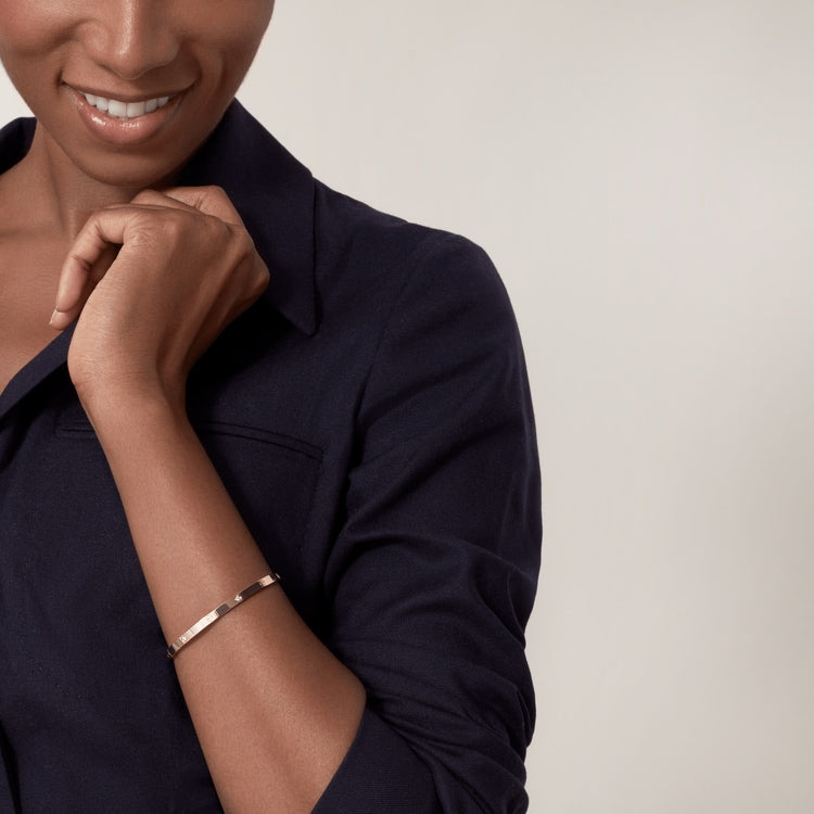 ラブブレスレット、スモールモデル、ダイヤモンド6個