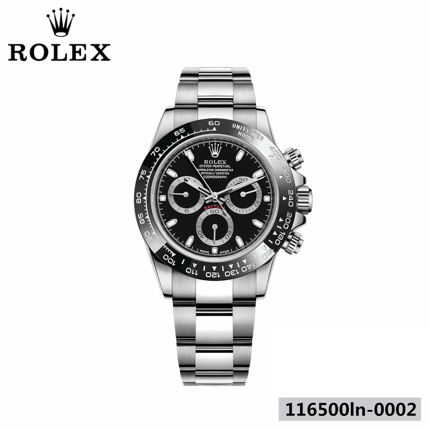 コスモグラフ デイトナ オイスター 40 mm オイスタースチール