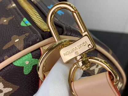 LV キーポル バンドリエール 50 バッグ（チョコレートモノグラム クラギーコーティングキャンバス） – LW176