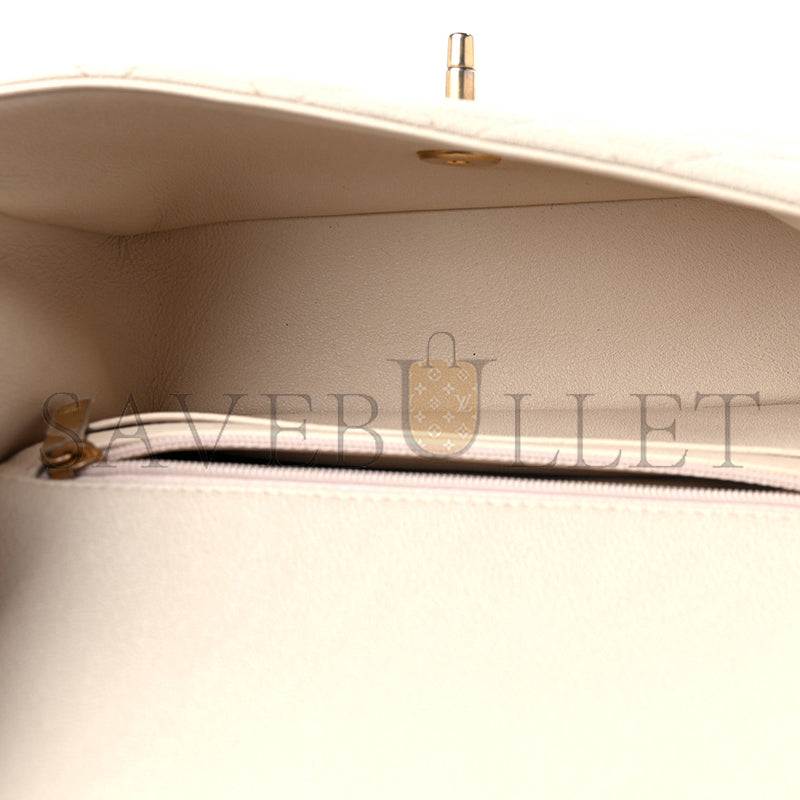 シャネル マスター キャビア キルティング ミニ トップハンドル フラップ AS2431 (20*12*6cm)