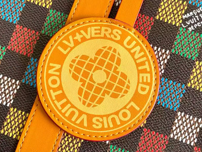 ルイ・ヴィトン キーポル・バンドリエール 50 ダミエ・エベヌ キャンバス – LW203