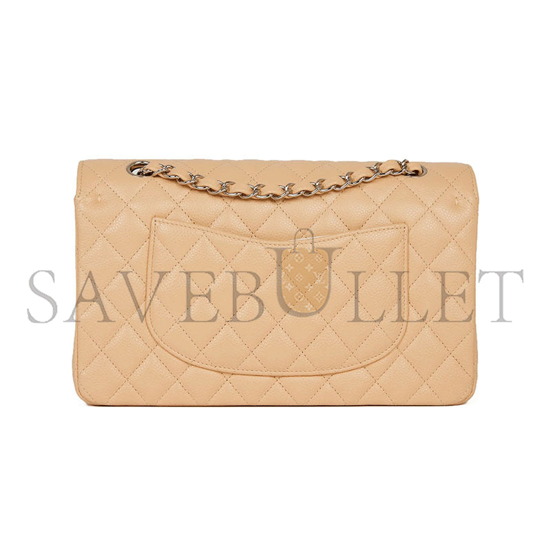 シャネル キャビア キルティング ミディアム クラシック ダブルフラップ 1541024 (25*15*7cm)