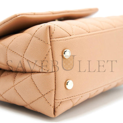 シャネル マスター キャビア キルティング ミニ ココハンドル フラップバッグ A92990 (23*15*9cm)