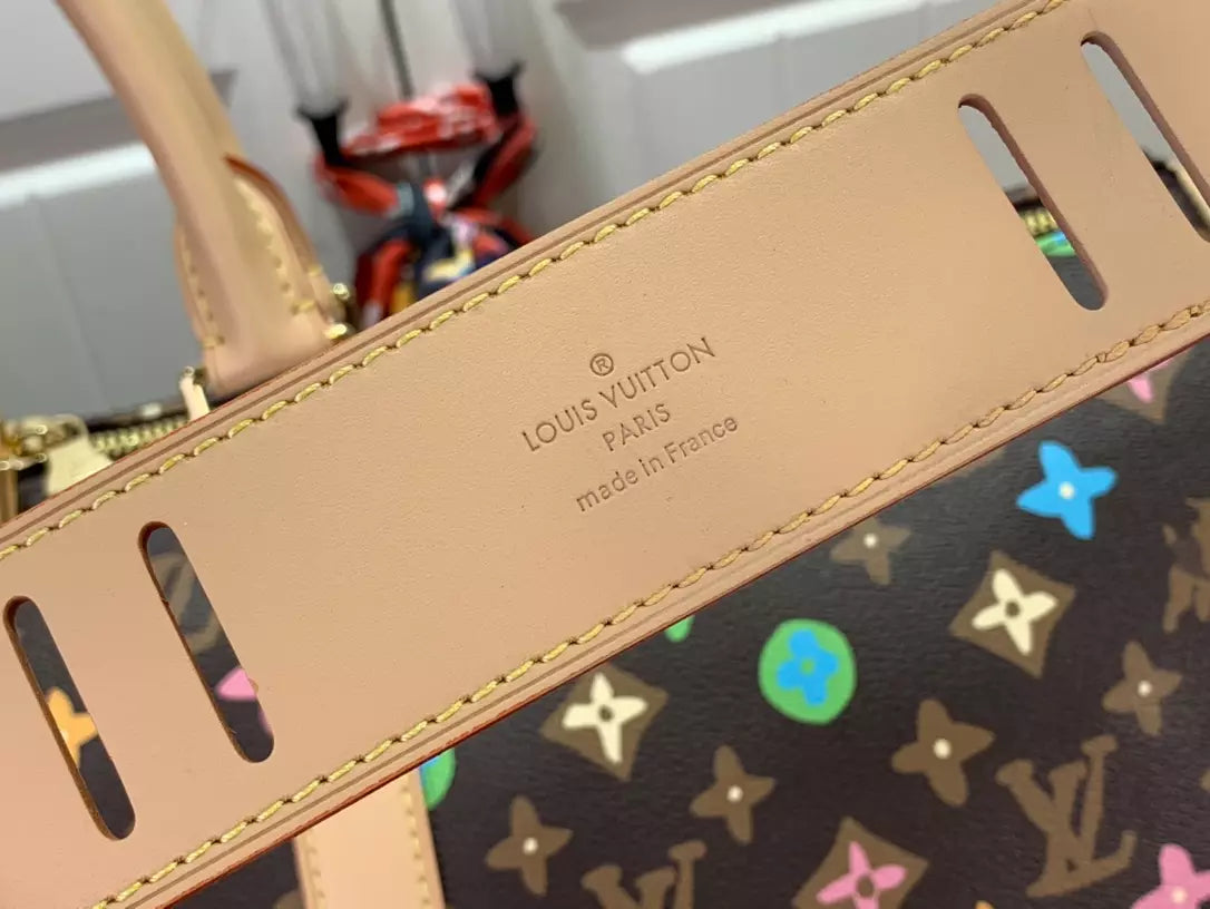 LV キーポル バンドリエール 50 バッグ（チョコレートモノグラム クラギーコーティングキャンバス） – LW176