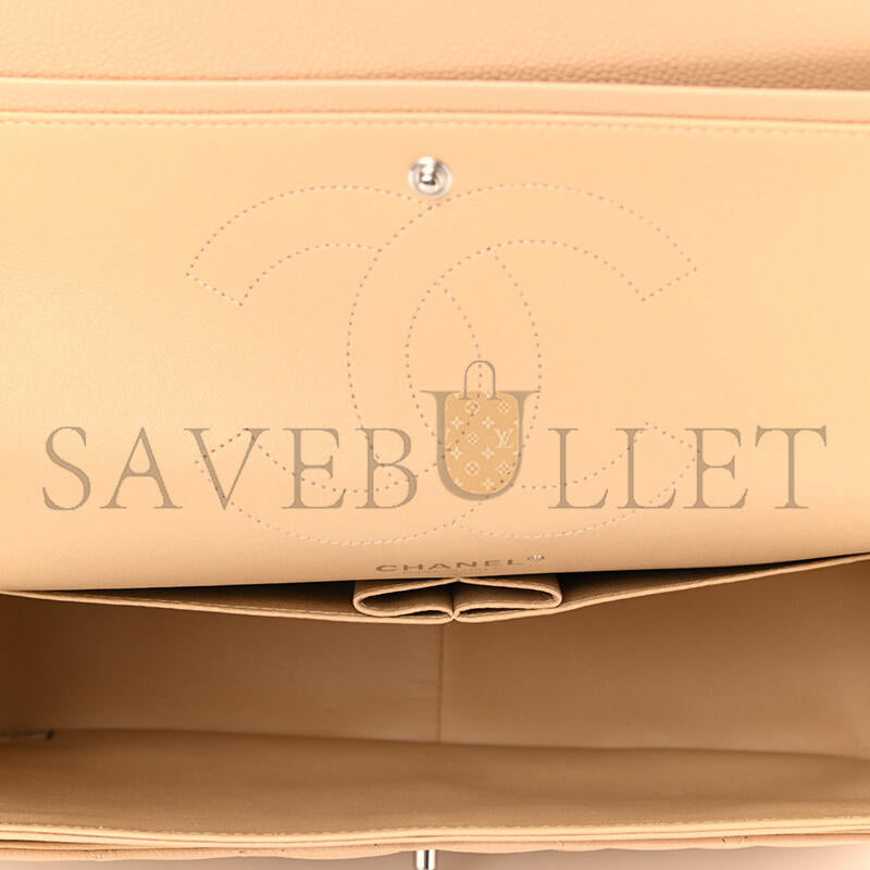 シャネル キャビア キルティング ジャンボ ダブルフラップ 1153723 (30*19*9cm)