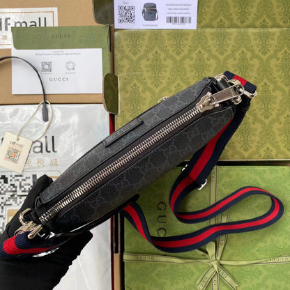 GGブラック スモール メッセンジャーバッグ