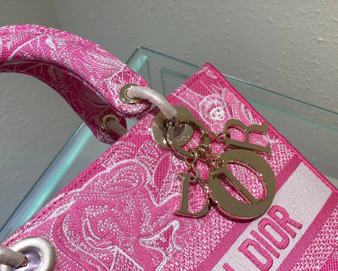 クリスチャン ディオール ミディアム レディ D ライト バッグ