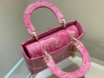 クリスチャン ディオール ミディアム レディ D ライト バッグ