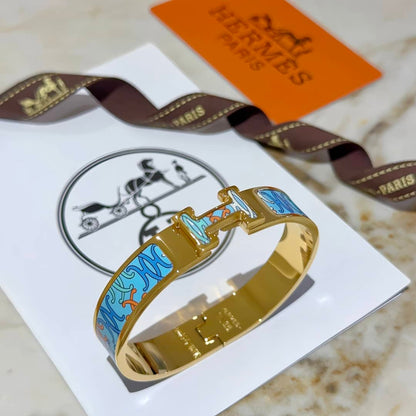 偽エルメスロゴブレスレット