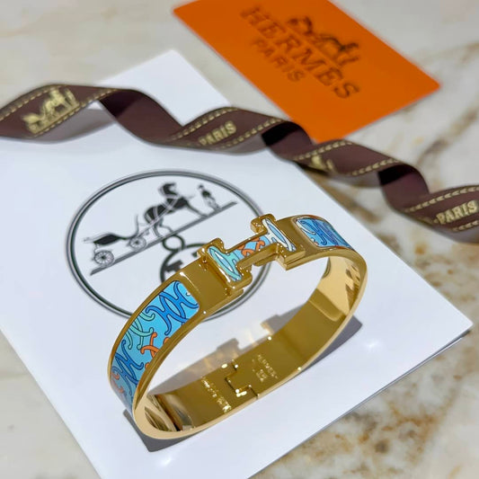 偽エルメスロゴブレスレット