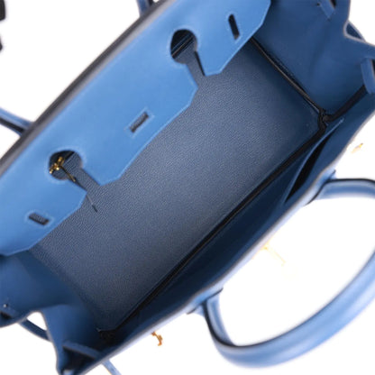 エルメス バーキン 30 ブルー ブライトン エプソン ゴールド金具