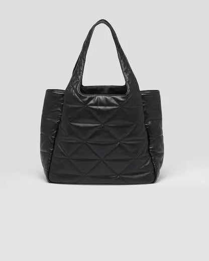 ★PRADA直営店★トップステッチ ラージ レザー トートバッグ