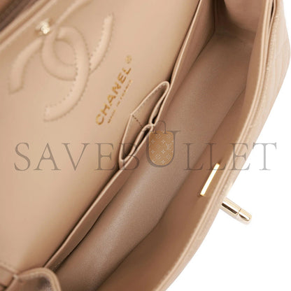 シャネル キャビア キルティング スモール クラシック ダブルフラップ 1055216 (25*15*7cm)