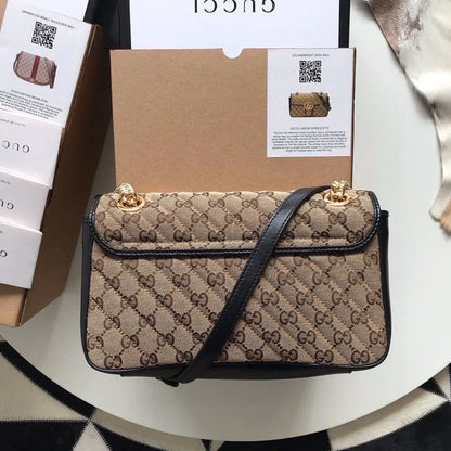 GGマーモント ミニキルティングショルダーバッグ