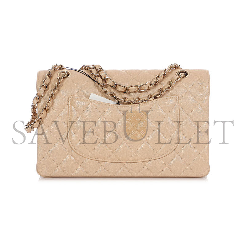 シャネル キャビア キルティング ミディアム クラシック ダブルフラップ 1420102 (25*15*7cm)