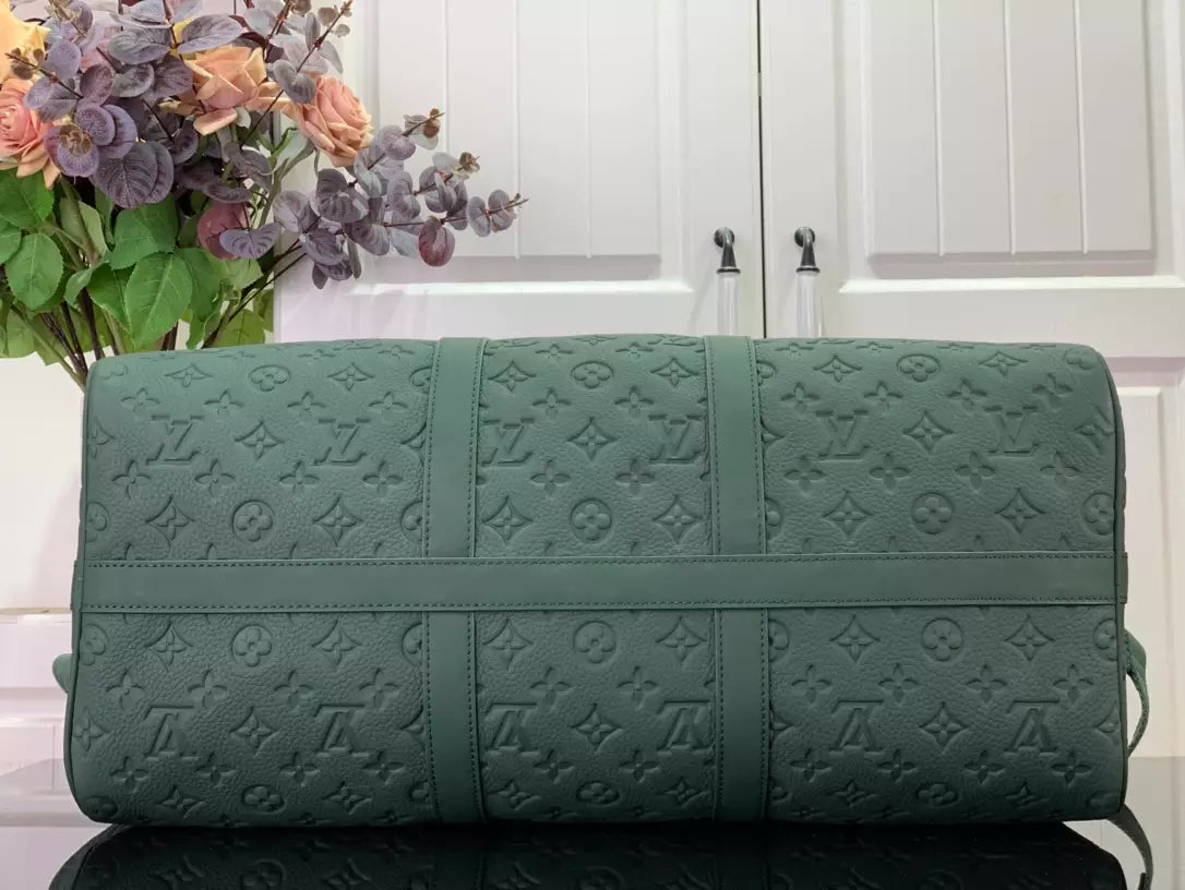 ルイ・ヴィトン キーポル・バンドリエール 50 フォレストグリーン – LW188