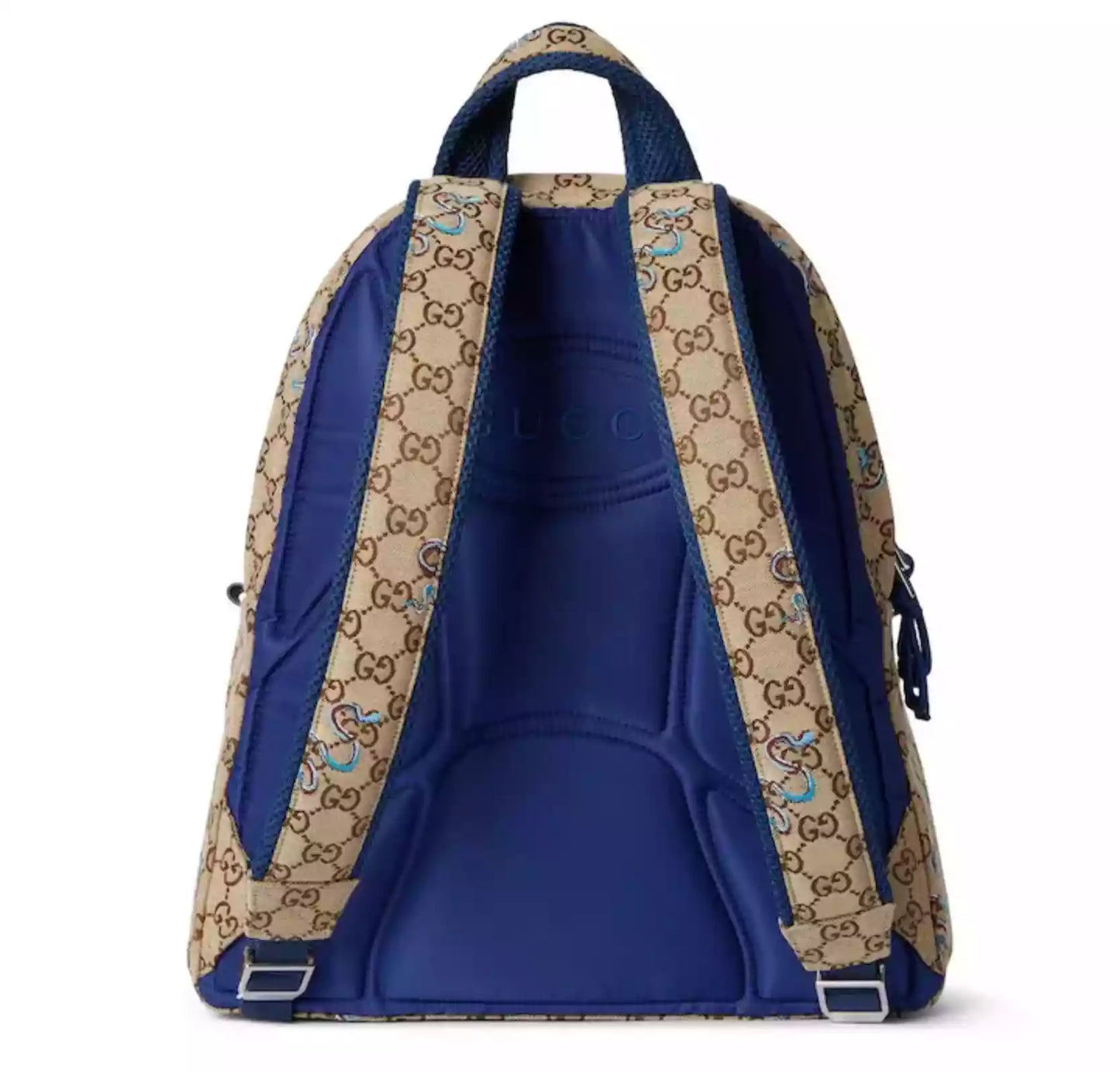 メンズ ナチュラル ミディアム バックパック 刺繍入り – BG073