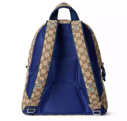 メンズ ナチュラル ミディアム バックパック 刺繍入り – BG073