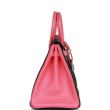 エルメス スペシャルオーダー（HSS）バーキン 25 ブラック＆ローズアザレ Ch