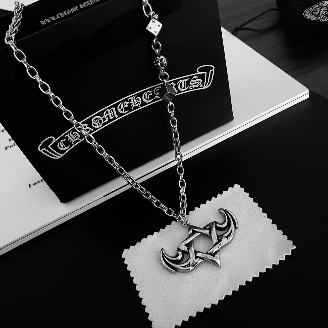 【CHROME HEARTS 】ネックレス、新しいネックレス万能シンプルファッションオーナメント