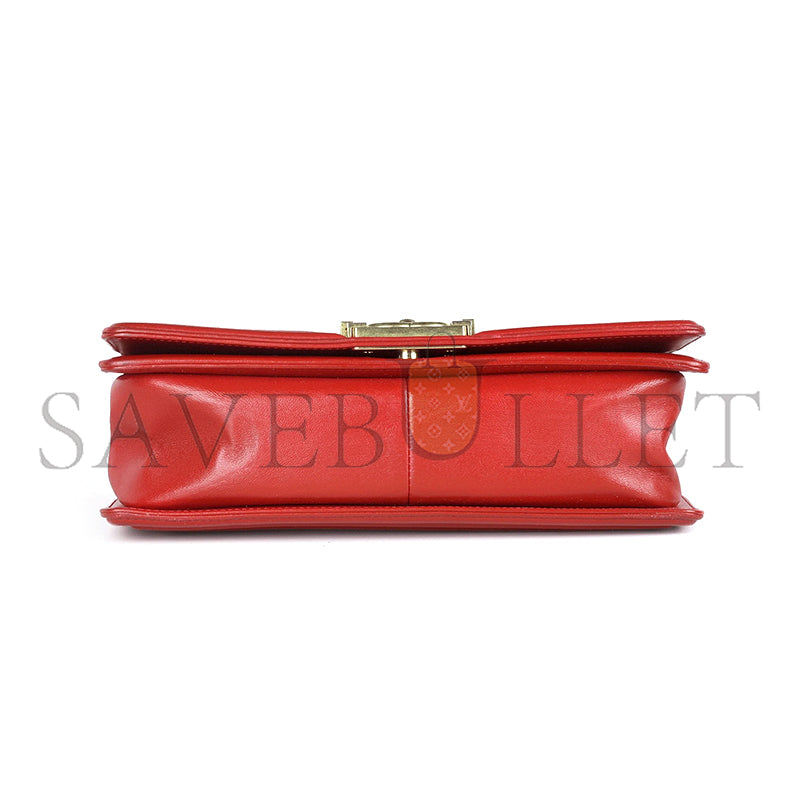 シャネル キルティング ラムスキン ミディアム ボーイバッグ A67086 (25*15*8cm)