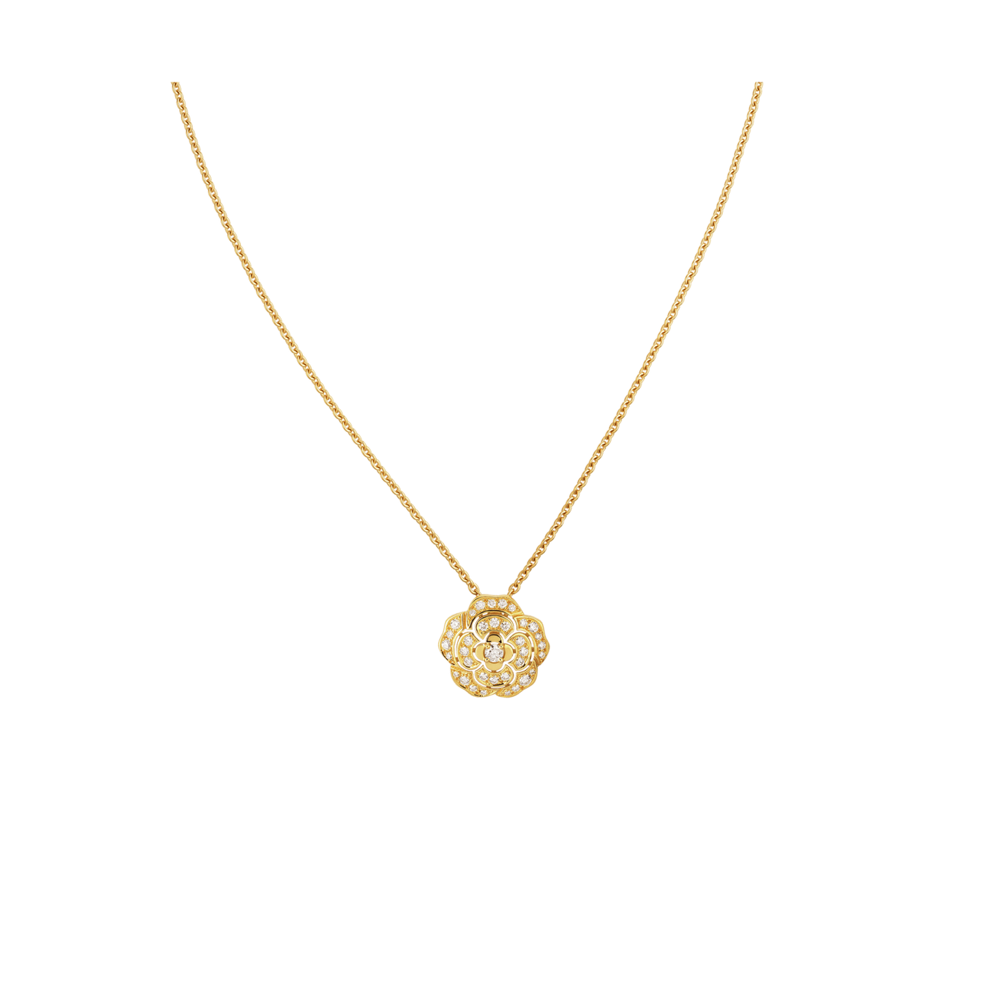 シャネル ブトン ドゥ カミリア ネックレス