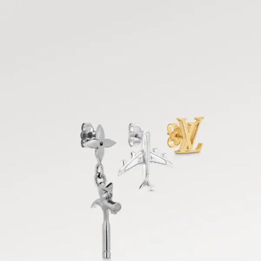 LV ルイ・ヴィトン LV コミック イヤリング MP3161