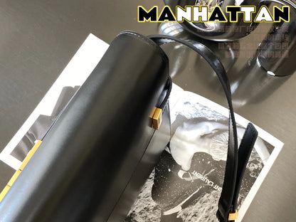 マンハッタン キャンバス＆レザー ショルダーバッグ