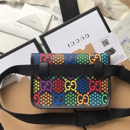 GGブラックベルトバッグ
