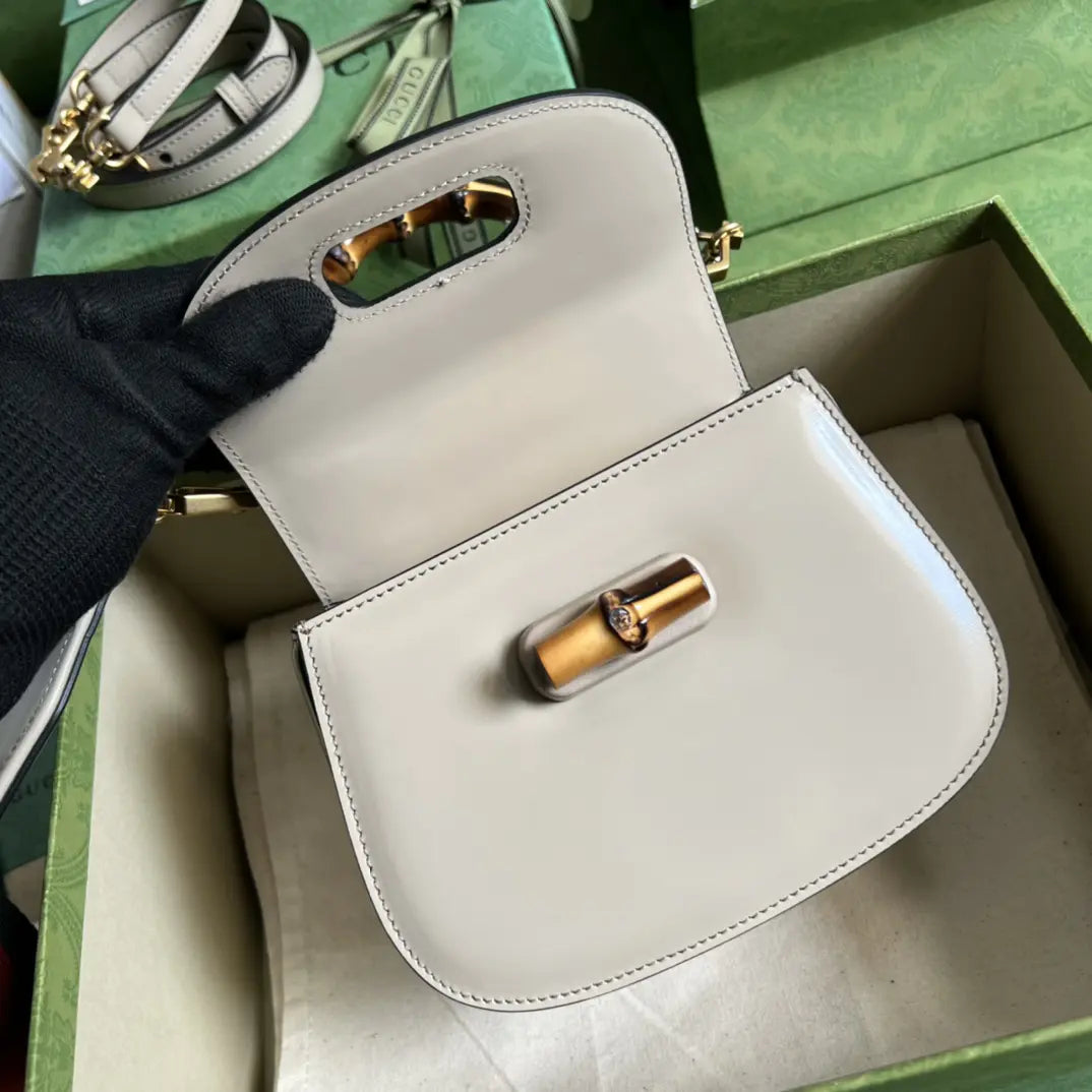 グッチ バンブー 1947 ミニトップハンドルバッグ