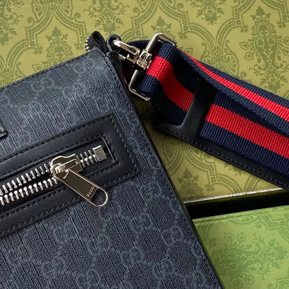 GGブラック スモール メッセンジャーバッグ