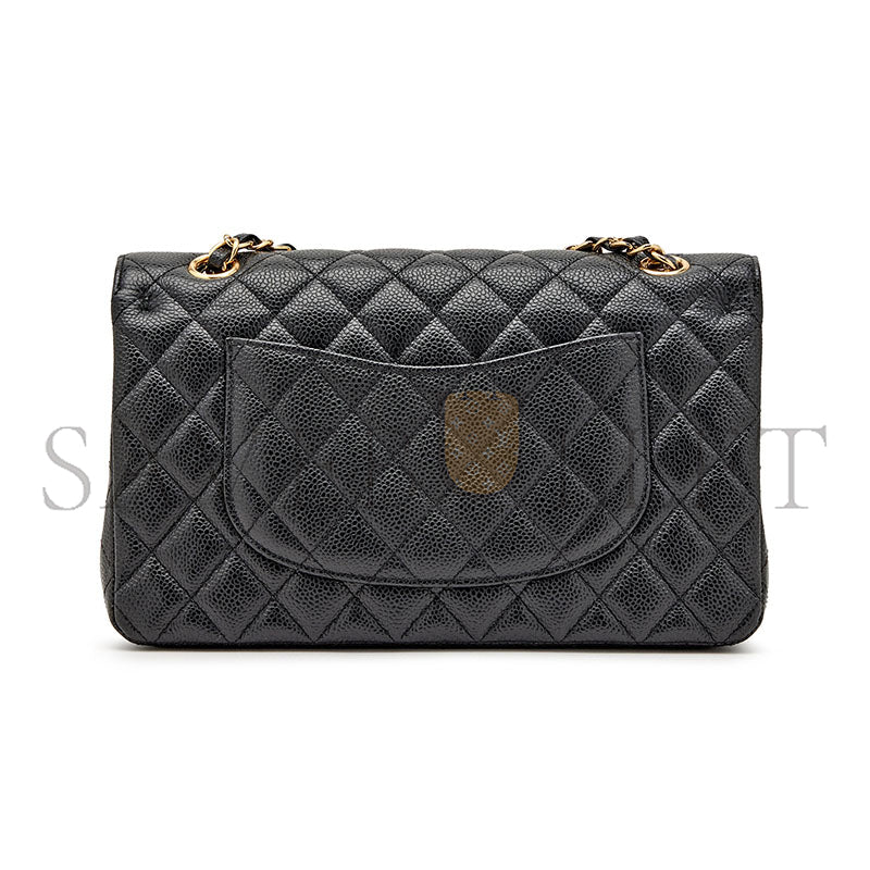 シャネル キャビア キルティング ミディアム クラシック フラップ 1362014 (25*15*7cm)
