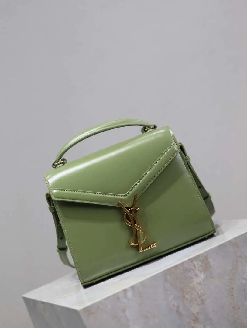 YSL 623930 カサンドラ ミニトップハンドル（箱入り）サンローラン グリーン