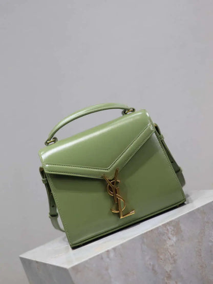 YSL 623930 カサンドラ ミニトップハンドル（箱入り）サンローラン グリーン