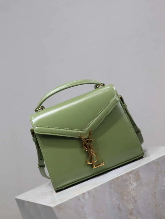 YSL 623930 カサンドラ ミニトップハンドル（箱入り）サンローラン グリーン