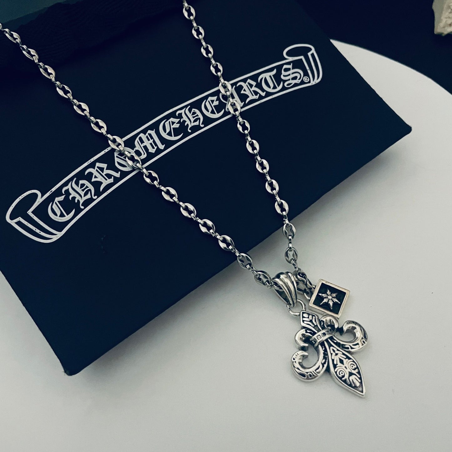【CHROME HEARTS】ネックレス、新しいネックレス万能シンプルファッションオーナメント12