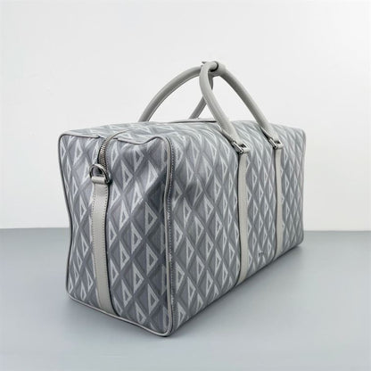 ディオール リンゴット 50 バッグ グレー CD ダイヤモンド キャンバス – DIO029