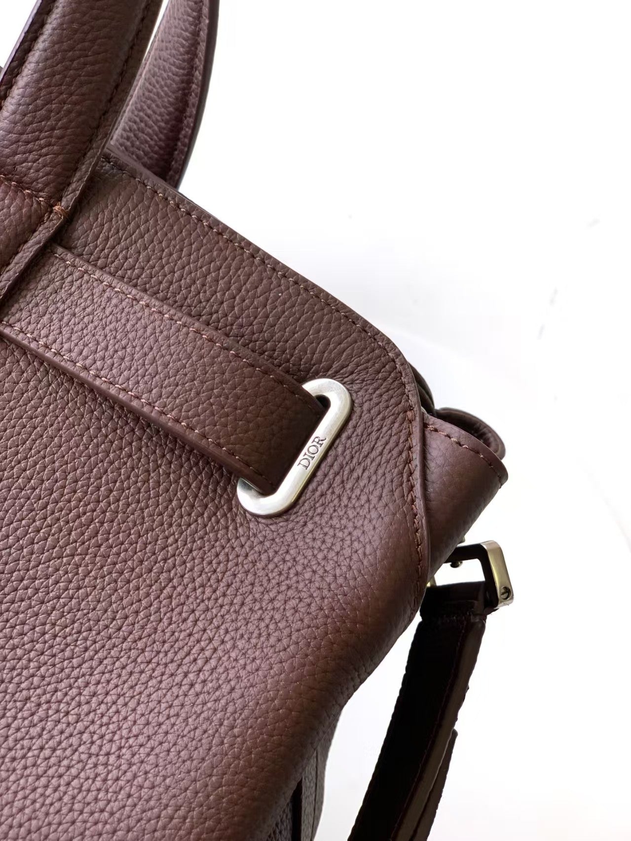 ミディアム ディオール ノルマンディー トートバッグ ブラウン ディオール アイコン カーフスキン |
