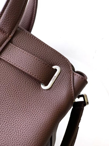 ミディアム ディオール ノルマンディー トートバッグ ブラウン ディオール アイコン カーフスキン |