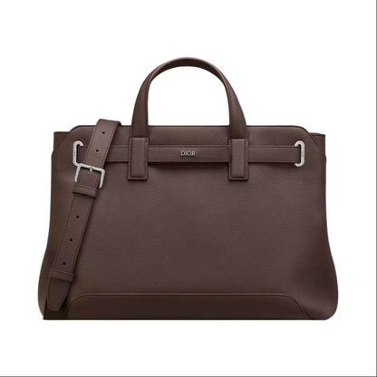 ミディアム ディオール ノルマンディー トートバッグ ブラウン ディオール アイコン カーフスキン |