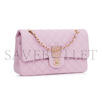シャネル キャビア キルティング ミディアム ダブルフラップ 1051142 (25*15*7cm)